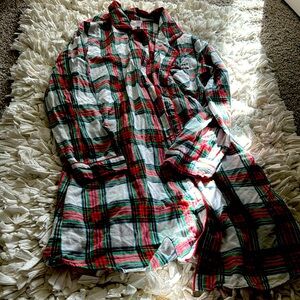 Women’s Target Brand Plaid Pajama Dress size Large sleepwear